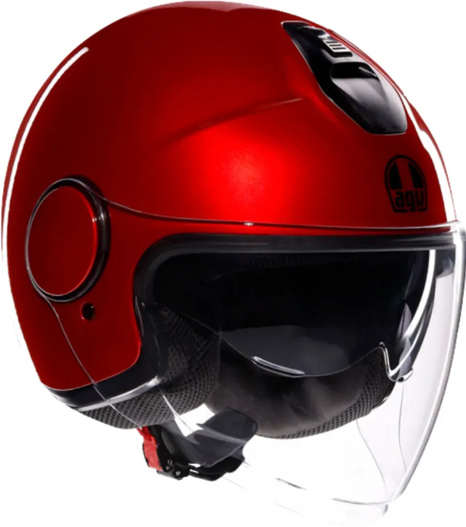 AGV Eteres Mono Jet Helm, rood, S Voorman