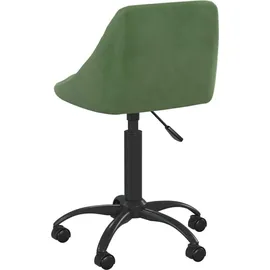 vidaXL Bürostuhl Samt Dunkelgrün