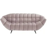 Switch Einzelsofa aus Mikrofaser Gappa ¦ rosa/pink ¦ Maße (cm): B: 222 H: 82 T: 94