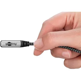 goobay Adapter USB-CTM auf Klinke, 3,5 mm AUX