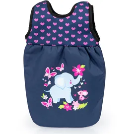 Bayer Design Puppenschlafsack Elefant Blau (62154AC)