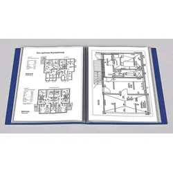 FolderSys Sichtbuch FolderSys® DIN A4 blau