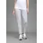 NEUN MONATE Umstandsleggings NEUN MONATE "Hose für Schwangerschaft und Stillzeit", Damen, Gr. 36, N-Gr, graumeliert, Jersey, Obermaterial: 90% Baumwolle, 5% Elasthan, 5% Viskose, meliert, unifarben, Basic, eng lang, Hosen, bequem und gut kombinierbar
