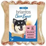 Briantos Chew Bones mit Ochsenziemer - 6 x 12 cm (330 g)