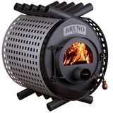 Werkstattofen Bruno Pyro III - 19 kW Warmluftofen - Top Qualität - hochwertiger Stahl - Zulassung für Deutschland und Schweiz - BimSchV (ohne Untergestell, Seitenverkleidung Quattro)