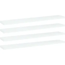 vidaXL Bücherregal 60 x 10 x 1,5 cm Weiß