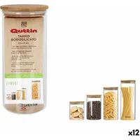 Quttin Topf Quttin Bamboo Borosilikatglas Silikon 1,25 L 10,2