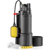 Wiltec Tauchpumpe 1200 W mit Schwimmerschalter