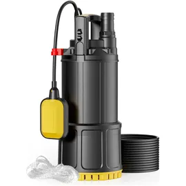 Wiltec Tauchpumpe 1200 W mit Schwimmerschalter