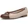ARA Damen Sardinia Ballerinas, Mocca,Beach, 38.5 EU / 38.5 EU