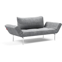 INNOVATION LIVING Schlafsofa Zeal Straw Stoff Grau Granit