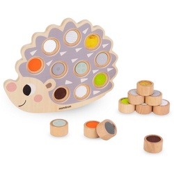 Mamabrum Steckpuzzle Igel aus Holz - Montessori-Sinnespuzzle, Puzzleteile