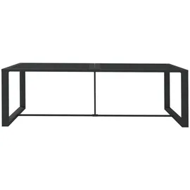 vidaXL Garten-Esstisch 120 x 60 x 66 cm Anthrazit