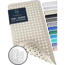 Homerella Badematte rutschfest Khaki