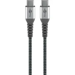 Goobay USB-C>USB-C-Textilkabel 49302