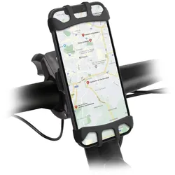 SBS TEERIDEHOLD360, Handy/Smartphone, Passive Halterung, Fahrrad, Roller, Schwar