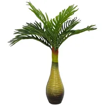 vidaXL Palme Künstlich 9 Blätter 70 Cm Grün Vidaxl