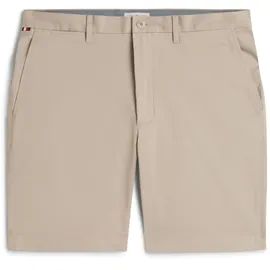 Tommy Hilfiger Chinoshorts TOMMY HILFIGER "DOVER 8" ESS TWILL SHORT", Herren, Gr. 32, N-Gr, batique khaki, Web, Obermaterial: 97% Baumwolle, 3% Elasthan, gerade kniefrei, Hosen Chinoshorts, Twill-Shorts mit 20 cm Schrittlänge