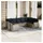 vidaXL Gartensofa-Set 9-tlg. grau