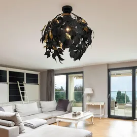 Trio Reality Leuchten Deckenleuchte Leavy Kunststoff 38 cm