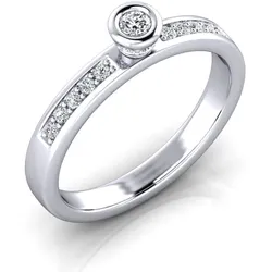 Verlobungsring VR30 585er Weiflgold - 8280