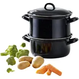 RIESS Kartoffeldämpfer 18 cm schwarz