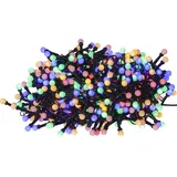 Star Trading Lichterkette Berry Mini 700 bunte opale LED 14m außen