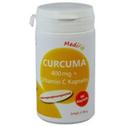 Curcuma 400 mg + Vitamin C Kapseln