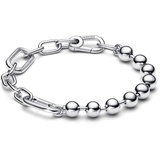 Pandora ME Metallperlen & Gliederkettenarmband aus Sterling Silber, Kompatibel ME, Größe: 17cm, 592793C00-3