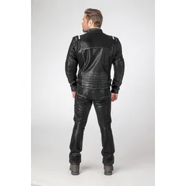 Halvarssons Skalltorp Lederjacke Schwarz 56