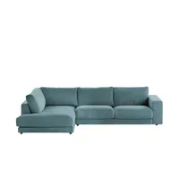 Jette Home Ecksofa Cord Sila ¦ türkis/petrol ¦ Maße (cm): B: 325 H: 85 T: 224