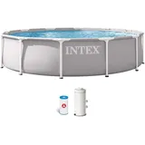 Intex Prism Frame Pool Set 366 x 76 cm inkl. Filterpumpe