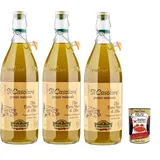 Farchioni Olio Extra Vergine, 3x1L, kaltgepresstes Olivenöl+Polpa