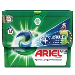 Ariel All in 1 Universal Extra PODS Universalwaschmittel 8006540905852 , 1 Packung = 14 Pods à 21,4 g