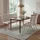Mendler Esszimmer-Set HWC-G55, 2er-Set Stuhl + Sitzbank 180cm, Edelstahl gebürstet Stoff/Textil Chenille ~ creme