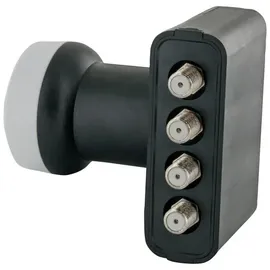 Schwaiger LNB4 digital anthrazit mit Wetterschutz für 4 Teilnehmer