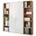 moebel-dich-auf TABOR 3 Aktenschrank 172 x 185 x 33 cm Beige/Weiß Hochglanz