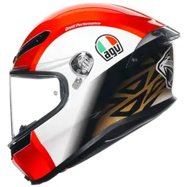 AGV K6 S Sic58 Integralhelm - Weiß/Rot/Schwarz / XL