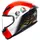AGV K6 S Sic58 Integralhelm - Weiß/Rot/Schwarz / XL