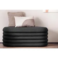 SalesFever Polsterhocker 108 x 42 x 45 cm Grau