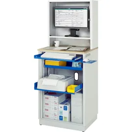 Certeo Rau Computer-Station stationär 26BxTxH 1030x660x1100mm