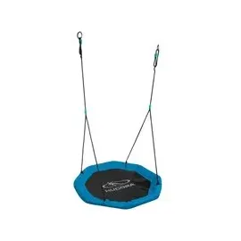 Hudora Nestschaukel Octagon 110 cm schwarz/blau