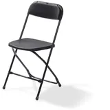 FEROS Budget Klappstuhl 43 x 49 x 80 cm schwarz