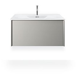 Duravit XViu Waschtisch-Unterschrank XV40340B143 81 x 39,7 x 48 cm, basalt matt, 1 Auszug, champagner matt