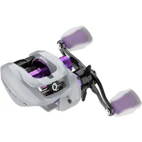 13 Fishing - Modus SZ2 Baitcast-Rolle – Übersetzung 7,3:1 – Linkshänder (frisch) – MODSZ2-7,3-LH Grau