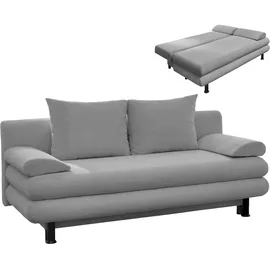 Roller Schlafcouch Cord 2-Sitzer Silber