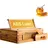 Vevor Bienenstock-Starterset, mittlere Box, 100 % mit Bienenwachs beschichtetes natürliches Tannenholz, Langstroth-Bienenstock-Set mit 10 Rahmen und Mittelwänden, transparente Bienenfenster aus Acryl