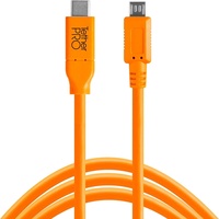 Tether Tools TetherPro USB 3.1 Gen 1 Kabel USB-C/Micro-USB-B 4.6m orange