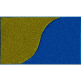 GRUND BADTEPPICH Blau, Grün, - 60x100 cm,