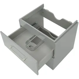 Mendler Premium Waschbeckenunterschrank HWC-D16, Waschtischunterschrank Waschtisch Badmöbel, hochglanz 60cm ~ grau